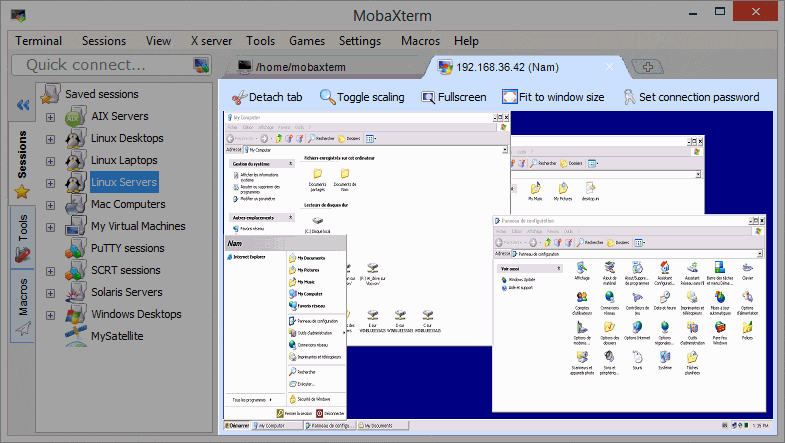 Remote Windows desktop (RDP)